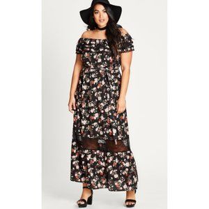 City Chic Free Love Maxi Dress